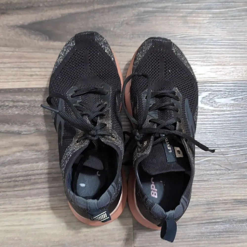 Wmns Brooks Levitate 4 Knit Walking-Running Shoe/ Black Rose Gold‎ /USED …